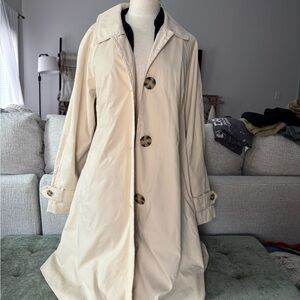 Dennis Basso Beige Trench Coat